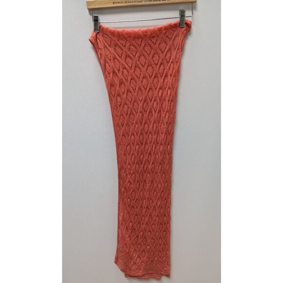 Nordstrom Peach Cashmere Shawl Scarf - Picture 4 of 5